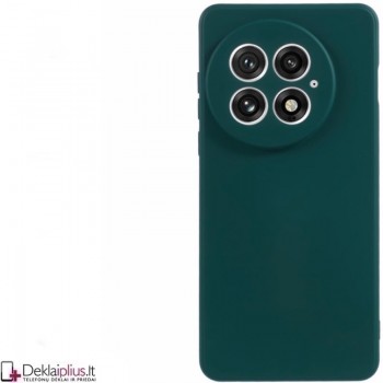 Liquid Air silikoninis žalias dėklas - su kameros apsauga (Oneplus 13 5G)